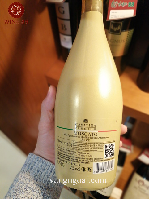 Rượu Vang Nổ Moscato M Cavatina Premium Ngọt Ngào Giá Rẻ