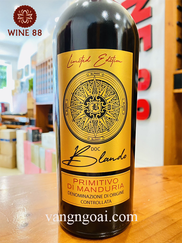 Rượu Vang Ý Blando Primitivo Di Manduria DOC Limited Edition