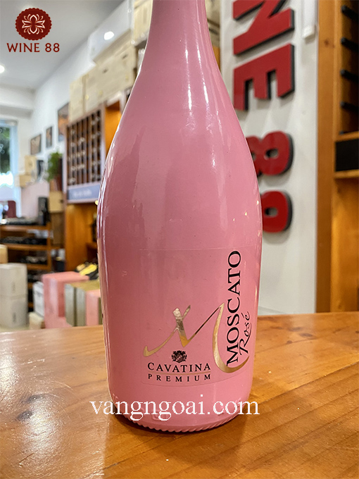Rượu Vang Ý Moscato Rose M Cavatina Premium Ngọt Ngào