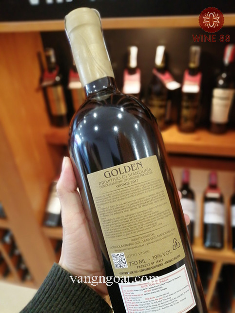 Rượu Vang Ý 19 Golden Limited Edition Hảo Hạng